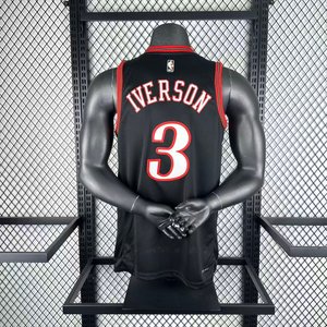 Philadelphia 76ers Retro Black - Allen Iverson #3 - image 13