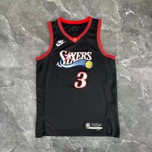 Philadelphia 76ers Retro Black - Allen Iverson #3 - image 14