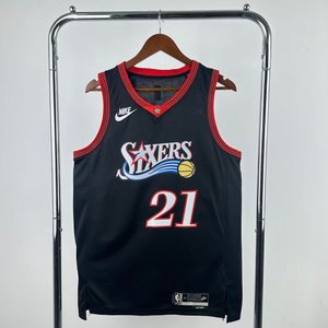 Philadelphia 76ers Retro Black - Joel Embiid #21 - image 2
