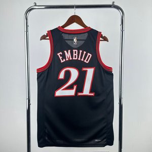 Philadelphia 76ers Retro Black - Joel Embiid #21 - image 3