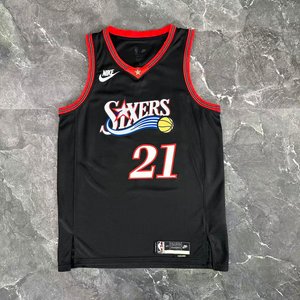 Philadelphia 76ers Retro Black - Joel Embiid #21 - image 13