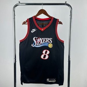Philadelphia 76ers Retro Black - Paul George #8 - image 1