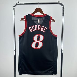 Philadelphia 76ers Retro Black - Paul George #8 - image 3