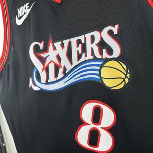Philadelphia 76ers Retro Black - Paul George #8 - image 4