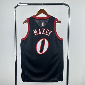 Philadelphia 76ers Retro Black - Tyrese Maxey #0 - image 3