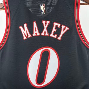 Philadelphia 76ers Retro Black - Tyrese Maxey #0 - image 10