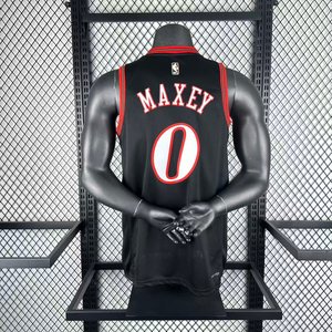 Philadelphia 76ers Retro Black - Tyrese Maxey #0 - image 12