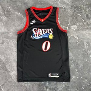 Philadelphia 76ers Retro Black - Tyrese Maxey #0 - image 13