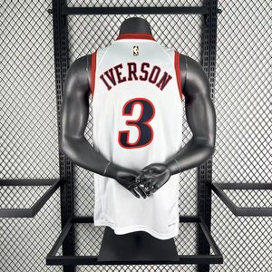 Philadelphia 76ers Retro White - Allen Iverson #3 - image 3