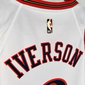 Philadelphia 76ers Retro White - Allen Iverson #3 - image 7
