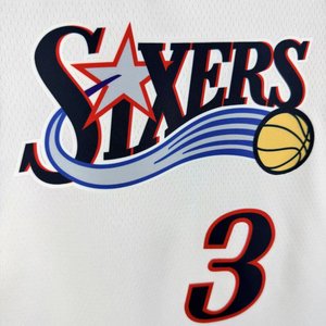 Philadelphia 76ers Retro White - Allen Iverson #3 - image 10