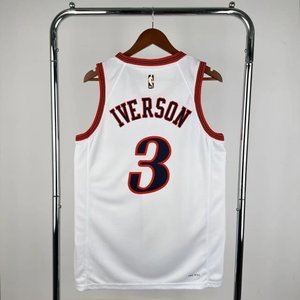Philadelphia 76ers Retro White - Allen Iverson #3 - image 12