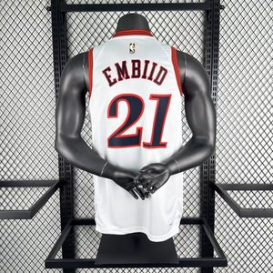 Philadelphia 76ers Retro White - Joel Embiid #21 - image 2
