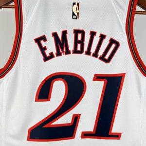 Philadelphia 76ers Retro White - Joel Embiid #21 - image 4