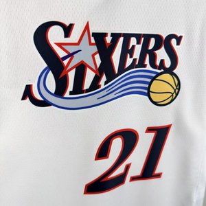 Philadelphia 76ers Retro White - Joel Embiid #21 - image 8