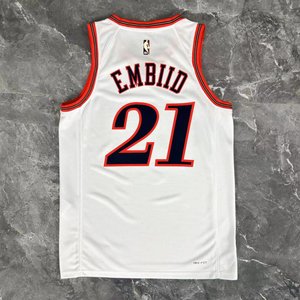 Philadelphia 76ers Retro White - Joel Embiid #21 - image 11
