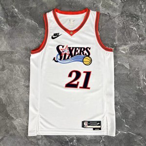Philadelphia 76ers Retro White - Joel Embiid #21 - image 12
