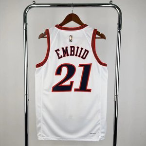 Philadelphia 76ers Retro White - Joel Embiid #21 - image 13