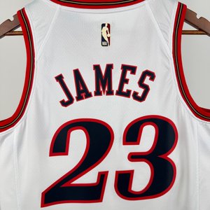 Philadelphia 76ers Retro White - LeBron James #23 - image 2