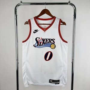 Philadelphia 76ers Retro White - Tyrese Maxey #0 - image 1