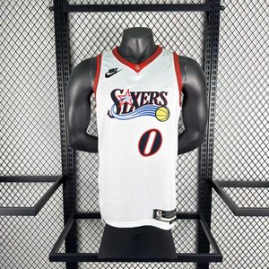 Philadelphia 76ers Retro White - Tyrese Maxey #0 - image 2