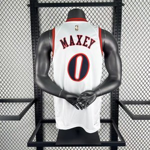 Philadelphia 76ers Retro White - Tyrese Maxey #0 - image 3