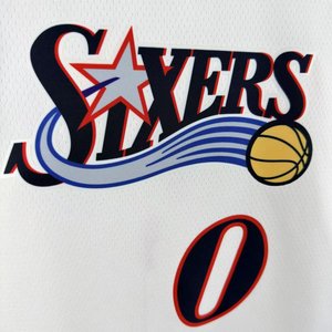 Philadelphia 76ers Retro White - Tyrese Maxey #0 - image 9