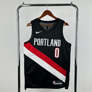 Portland Trail Blazers Away Black - Damian Lillard #0 (2) - image 1