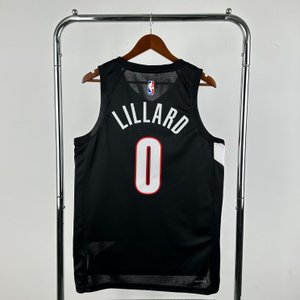 Portland Trail Blazers Away Black - Damian Lillard #0 (2) - image 3