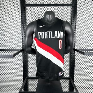 Portland Trail Blazers Away Black - Damian Lillard #0 (2) - image 4
