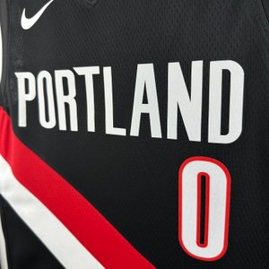 Portland Trail Blazers Away Black - Damian Lillard #0 (2) - image 6