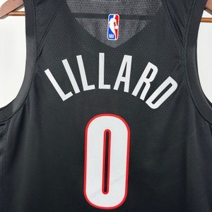 Portland Trail Blazers Away Black - Damian Lillard #0 (2) - image 7