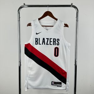 Portland Trail Blazers Home White - Damian Lillard #0 - image 2