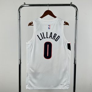 Portland Trail Blazers Home White - Damian Lillard #0 - image 3