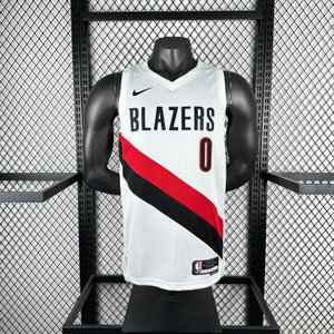Portland Trail Blazers Home White - Damian Lillard #0 - image 4