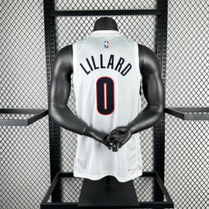 Portland Trail Blazers Home White - Damian Lillard #0 - image 5