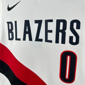 Portland Trail Blazers Home White - Damian Lillard #0 - image 6