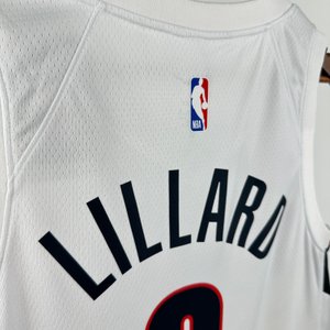 Portland Trail Blazers Home White - Damian Lillard #0 - image 8