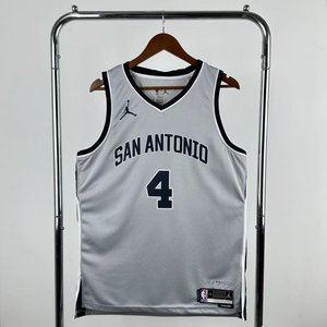 San Antonio Spurs Limited Edition Grey - De'Aaron Fox #4 - image 2