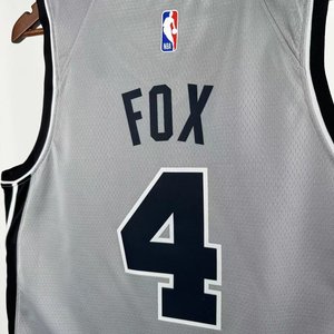 San Antonio Spurs Limited Edition Grey - De'Aaron Fox #4 - image 10