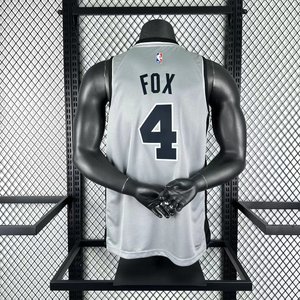 San Antonio Spurs Limited Edition Grey - De'Aaron Fox #4 - image 12