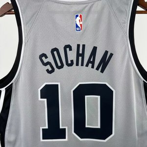 San Antonio Spurs Limited Edition Grey - Jeremy Sochan #10 - image 9