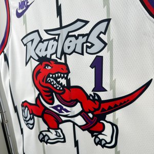 Toronto Raptors Retro White - Tracy McGrady #1 - image 4