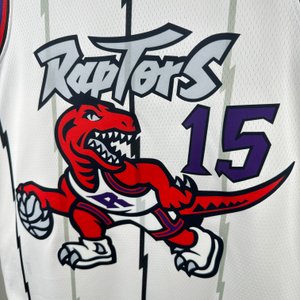 Toronto Raptors Retro White - Vince Carter #15 - image 3