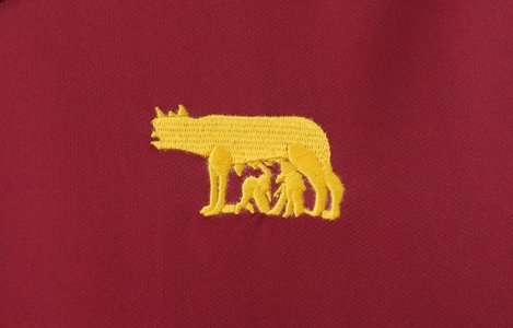 AS Roma - 26-27 AS Roma Centenary Retro Red Jersey - image 5