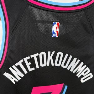 Giánnis Antetokoúnmpo - Miami Heat *CITY EDITION* Black #7 - image 6