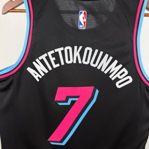 Giánnis Antetokoúnmpo - Miami Heat *CITY EDITION* Black #7 - image 7