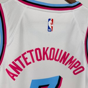 Giánnis Antetokoúnmpo - Miami Heat *CITY EDITION* White #7 - image 6