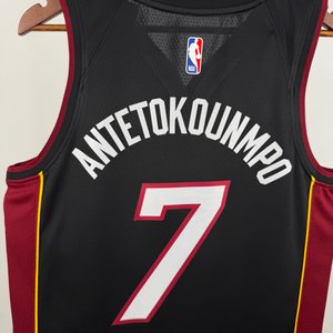 Giánnis Antetokoúnmpo - Miami Heat *Classic* Black #7 - image 3