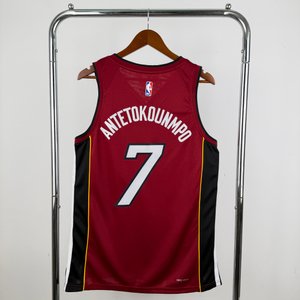 Giánnis Antetokoúnmpo - Miami Heat *Classic* Red #7 - image 2